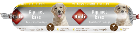Rodi worst Kip met Kaas 9 x 400gr