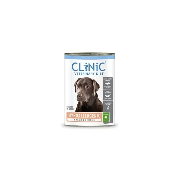 Clinic VD Dog Hypoallergenic Salmon Chunks 6 x 415gr