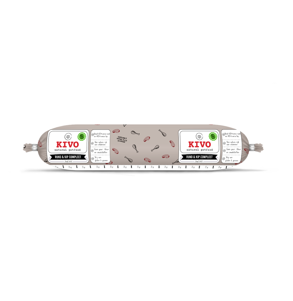 Kivo RUND & KIP COMPLEET 40 x 250gr