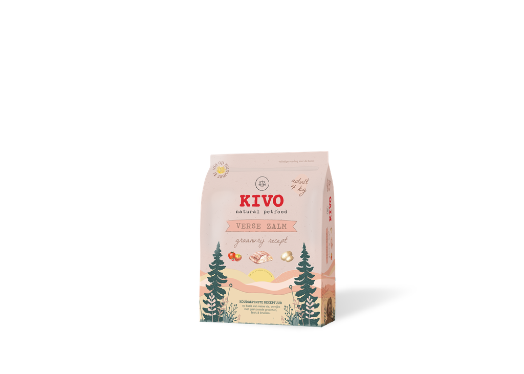Kivo persbrok ZALM graanvrij 4kg