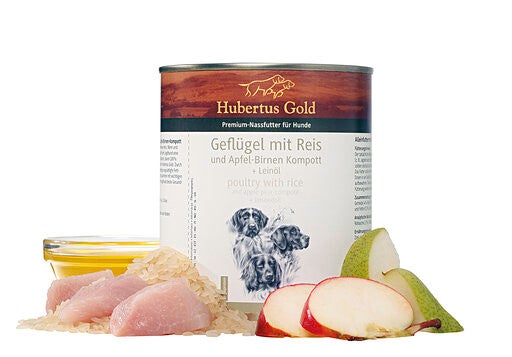 Hubertus Gold Kip/Rijst 6 x 800gr