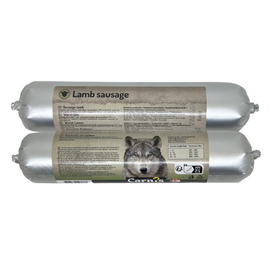 Carnis Gestoomde worst Lam 24 x 400gr