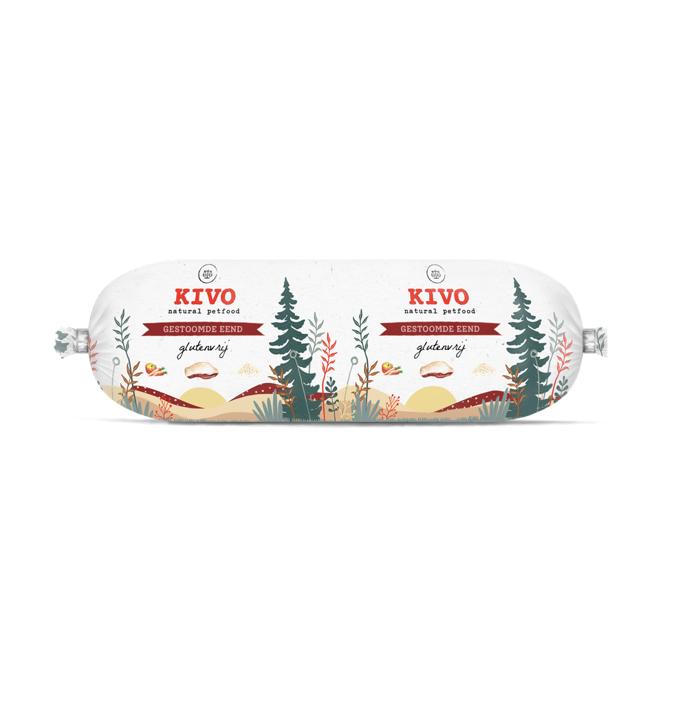 Kivo gestoomde Eend 12 x 600gr