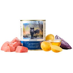 Hubertus Gold 'Winterjagd' (Wild zwijn, aardappels en rode kool) 6 x 800gr