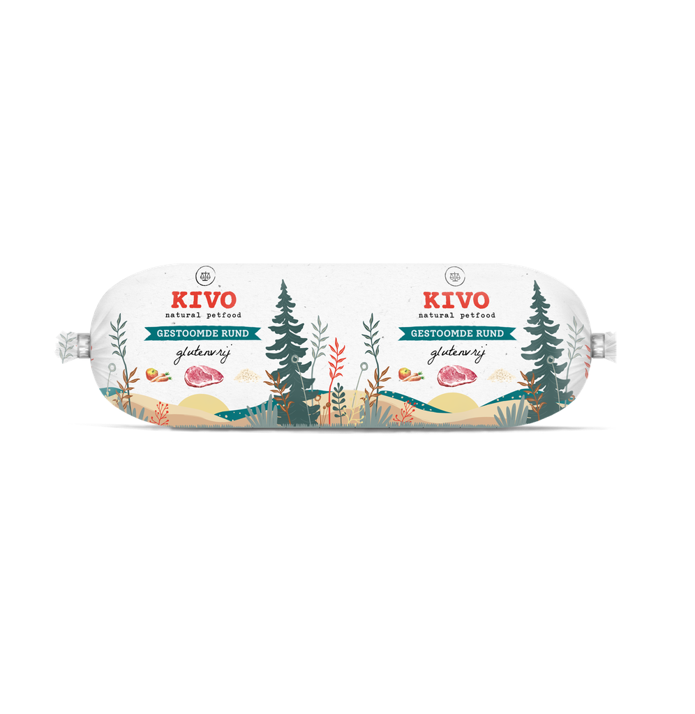 Kivo gestoomde Rund 12 x 600gr