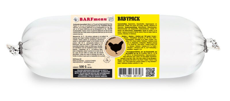 BARFmenu BABYPACK 10 x 500gr