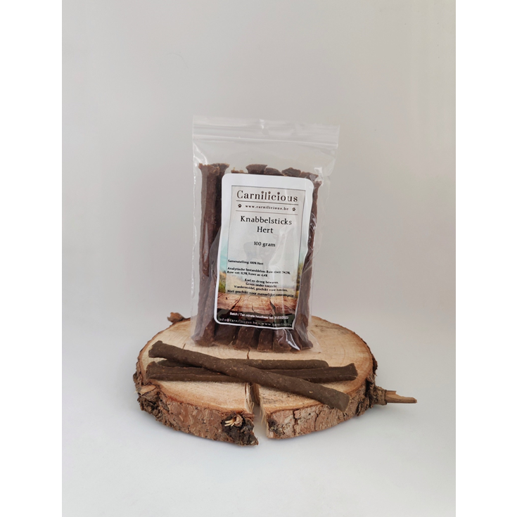 Carnilicious knabbelsticks Hert 100gr