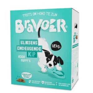 Bravoer Bliksems Ondeugende Kip voor Puppy's (Krokant)