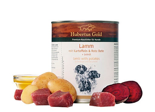 Hubertus Gold Lam/aardappel 6 x 800gr