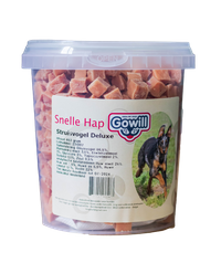 Gowill Snelle Hap Deluxe Struisvogel 450gr