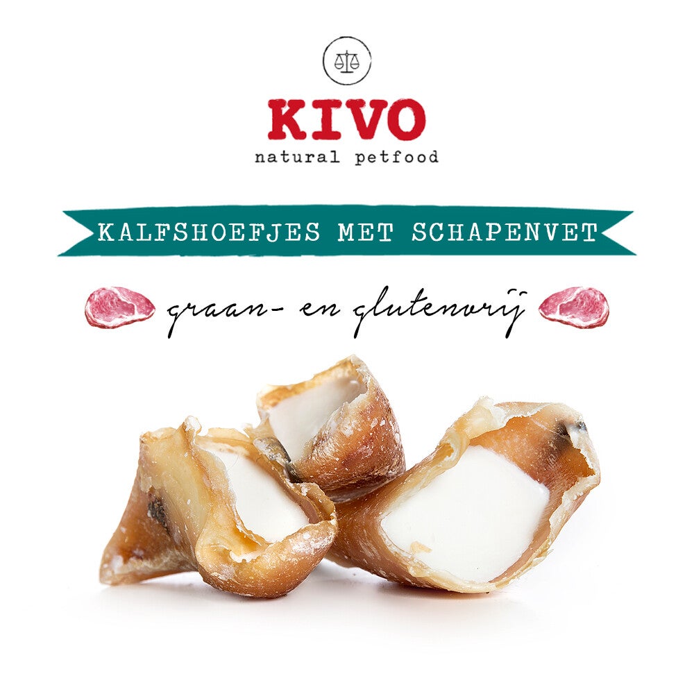 Kivo Kalfshoefjes met schapenvet 3stuks