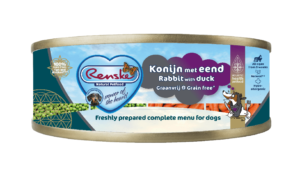Renske Blik Vers KONIJN & EEND (graanvrij) 24 x 95gr