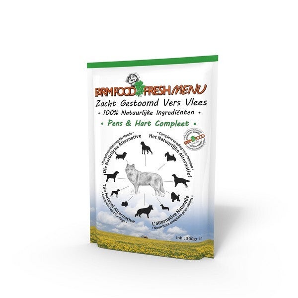 Farm Food Fresh Menu Tripe & Heart Complete 10 x 300gr