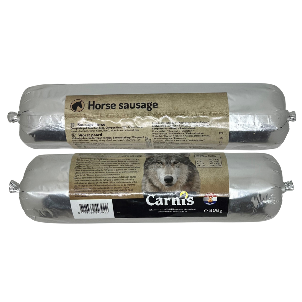 Carnis Gestoomde worst Paard 12 x 800gr