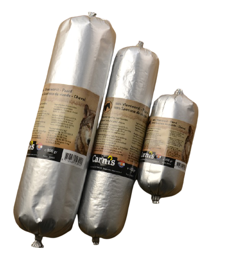Carnis Gestoomde worst Paard 48 x 200gr