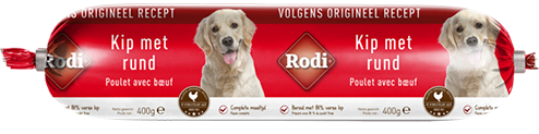 Rodi worst Kip & Rund 9 x 400gr