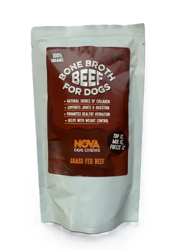 Nova Dog Chews Bone Broth Beef 10 x 230ml