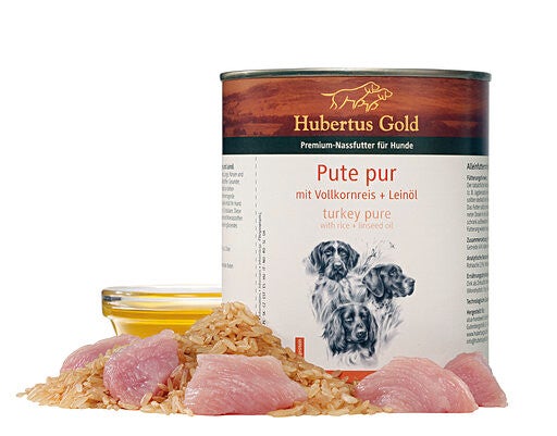 Hubertus Gold Kalkoen/rijst 6 x 800gr