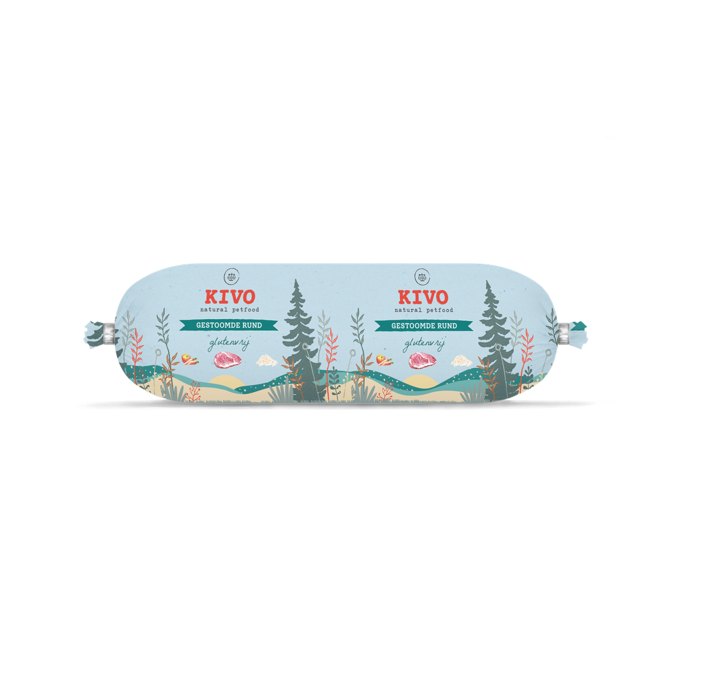 Kivo houdbare worst RUND 12 x 600gr