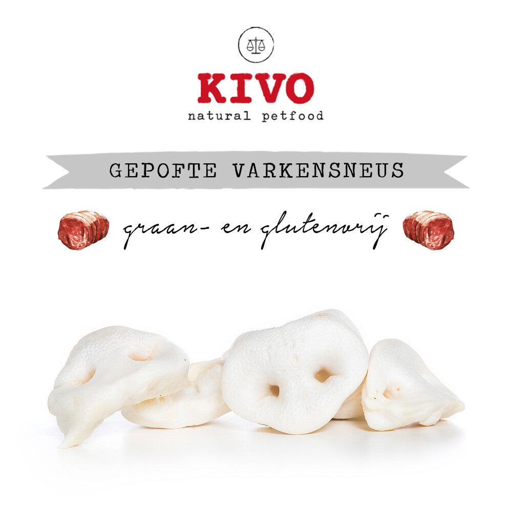 Kivo Gepofte Varkensneus 5 stuks