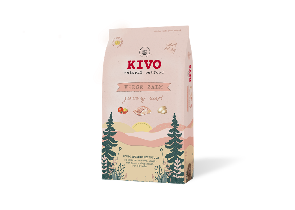 Kivo persbrok ZALM graanvrij 14kg