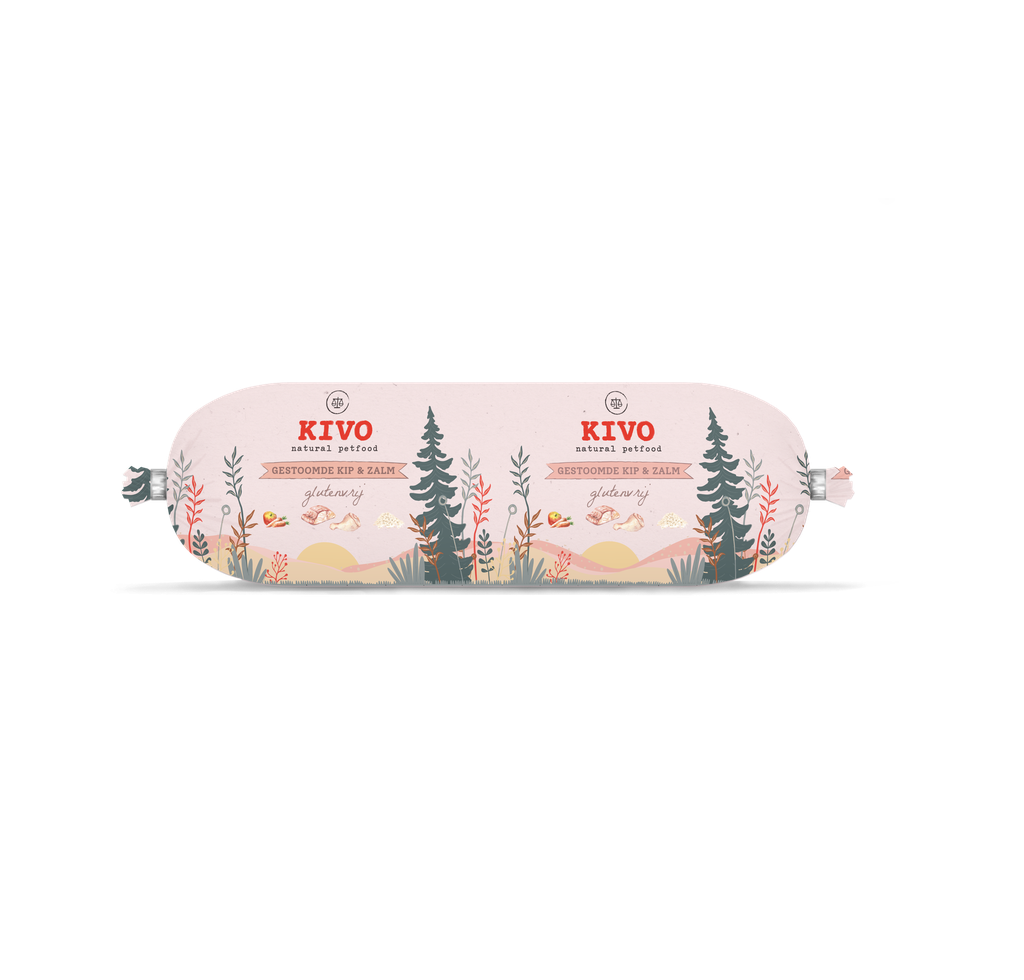 Kivo houdbare worst KIP & ZALM 12 x 600gr