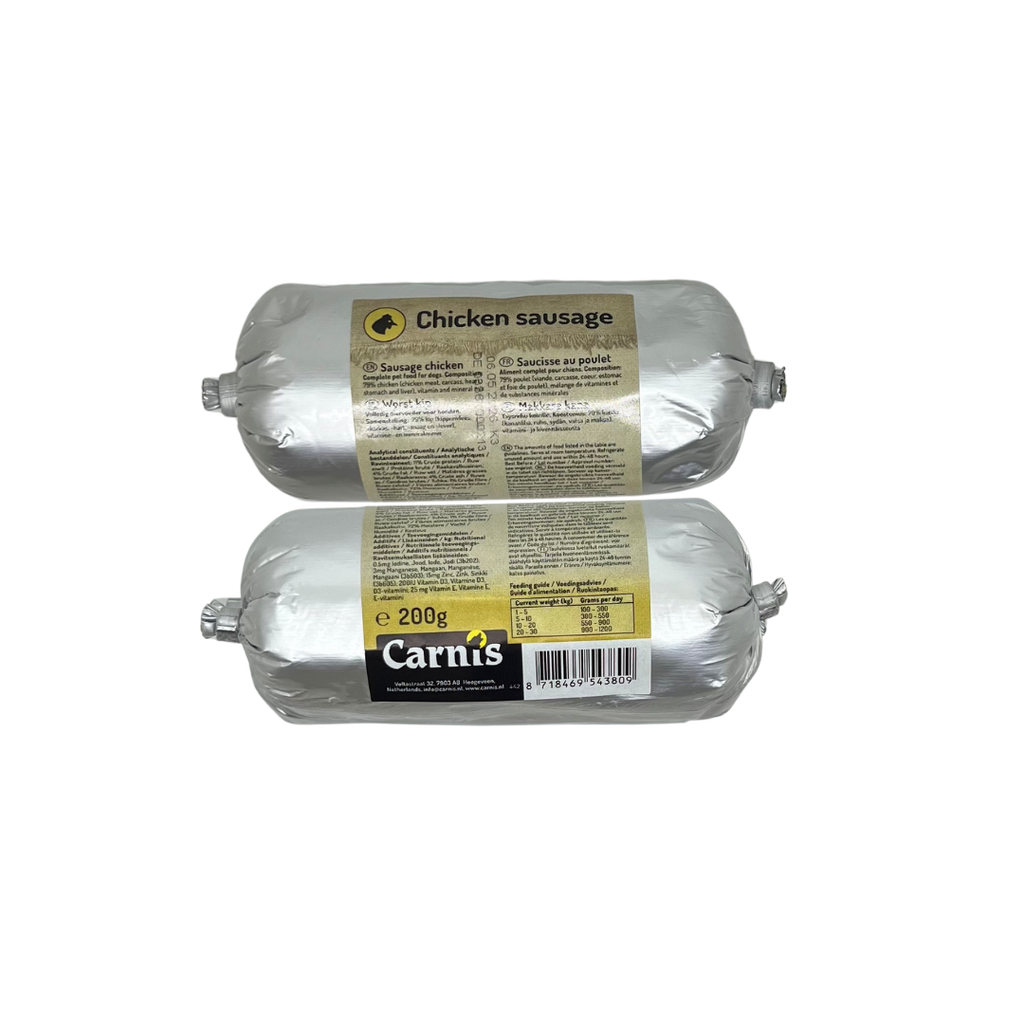 Carnis Gestoomde worst Kip 48 x 200gr
