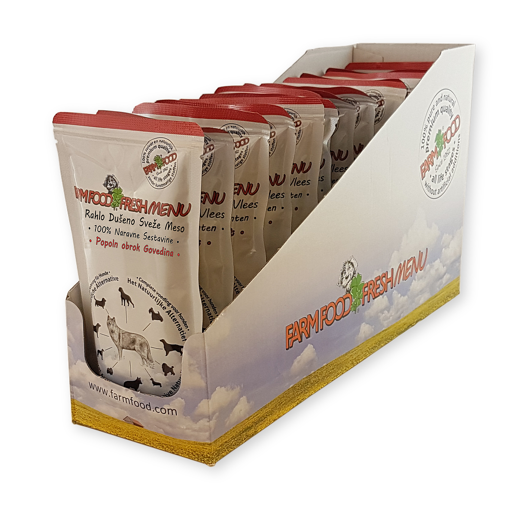 Farm Food Fresh Menu Beef Complete 16 x 125gr
