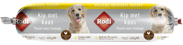 Rodi worst Kip met Kaas 9 x 400gr