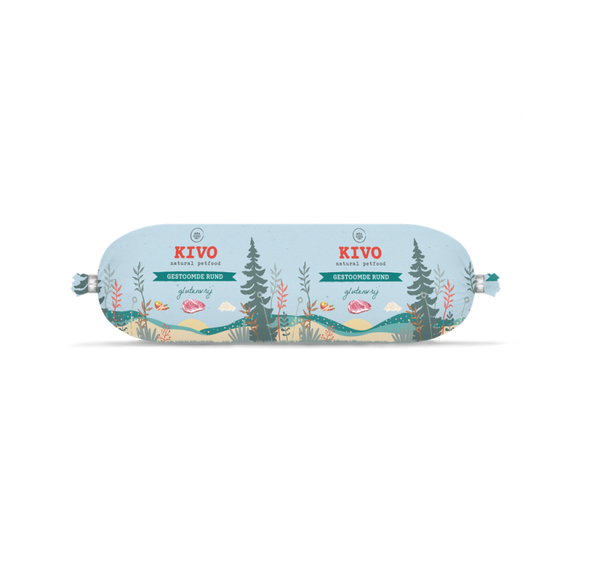Kivo houdbare worst RUND 12 x 600gr