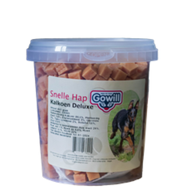 Gowill Snelle Hap Deluxe Kalkoen 450gr