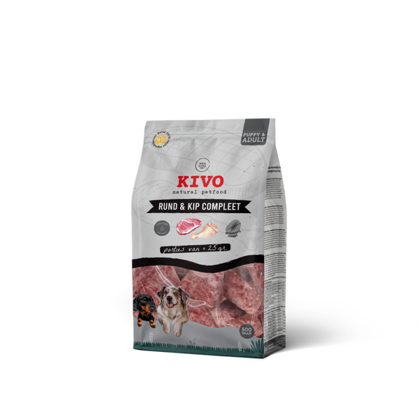 Kivo PORTIES Rund & Kip Compleet 9 x 500gr