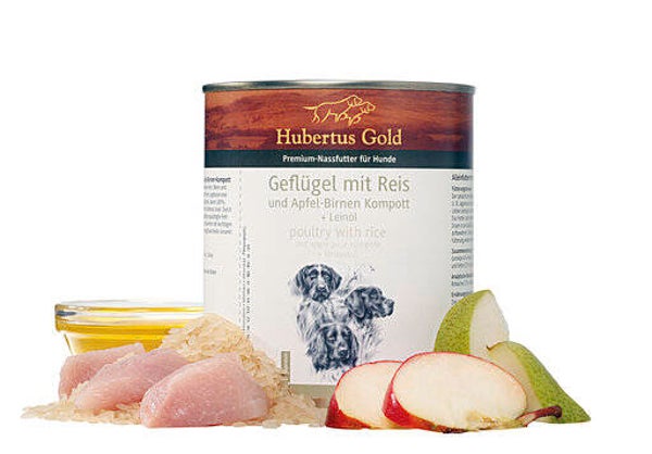Hubertus Gold Kip/Rijst 6 x 800gr