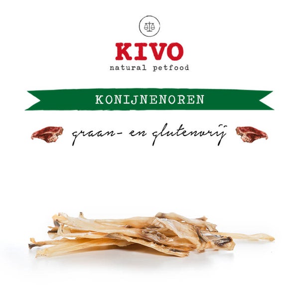 Kivo Konijnenoren 100gr