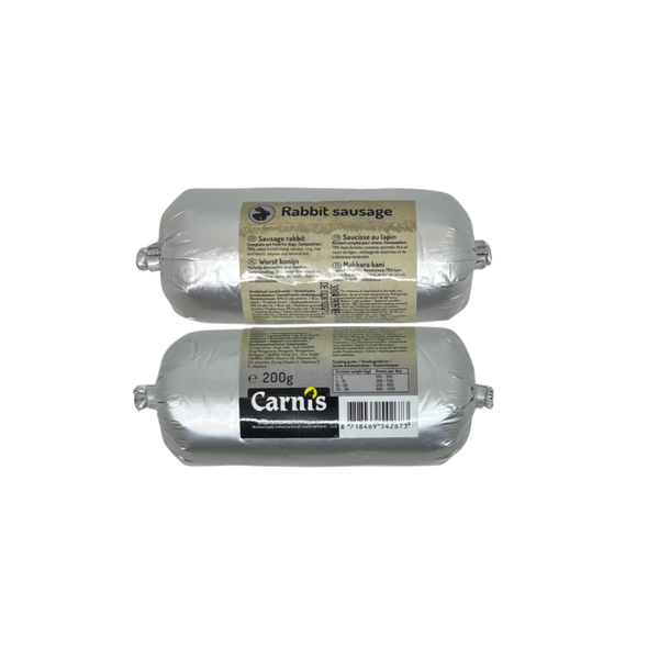 Carnis Gestoomde worst Konijn 48 x 200gr