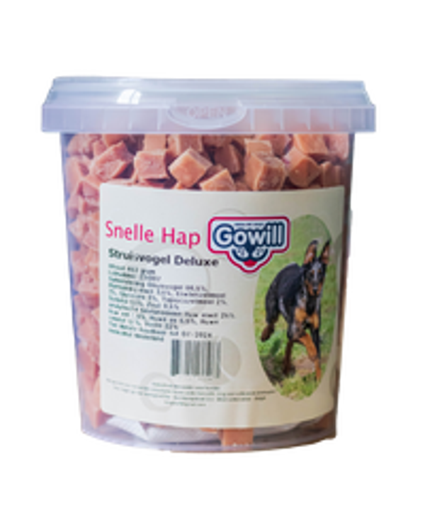 Gowill Snelle Hap Deluxe Struisvogel 450gr