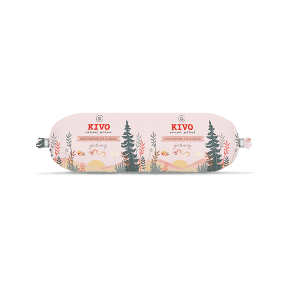 Kivo houdbare worst KIP & ZALM 12 x 600gr