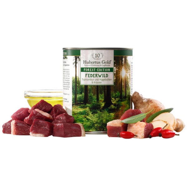 Hubertus Gold 'Forest Editon Federwild' 6 x 800gr (gans en eend)