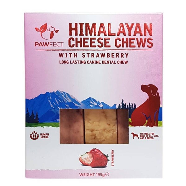 Pawfect Chew Bar with Strawberry 3 x 65 gr