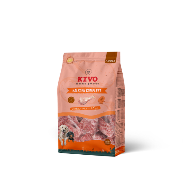 Kivo PORTIES Kalkoen Compleet 9 x 500gr