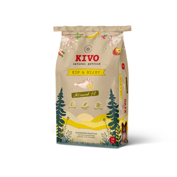 Kivo persbrok KIP & RIJST (Allround Fit) 14kg