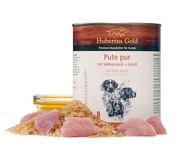Hubertus Gold Kalkoen/rijst 6 x 800gr