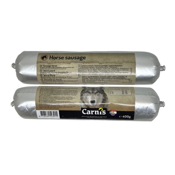 Carnis Gestoomde worst Paard 24 x 400gr