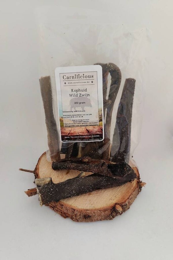 Carnilicious KOPHUID WILD ZWIJN 1kg