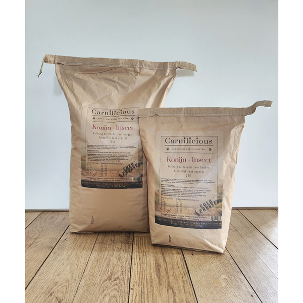 Carnilicious Persbrok Konijn/Insect 15kg