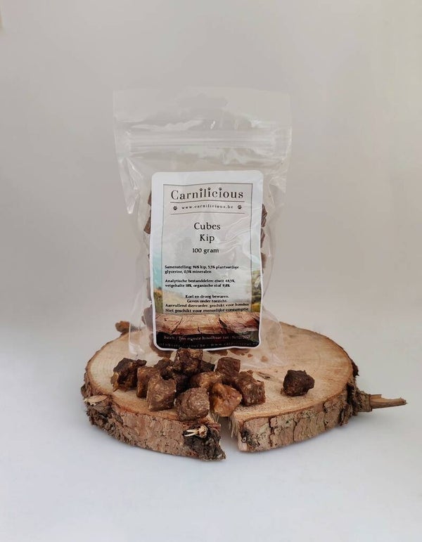 Carnilicious Cubes Kip 100gr