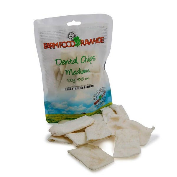Farm Food Dental Chips Medium 6 x 100gr Pouches