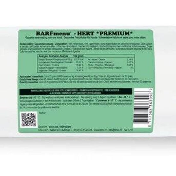 BARFmenu HERT Premium 10 x 1kg