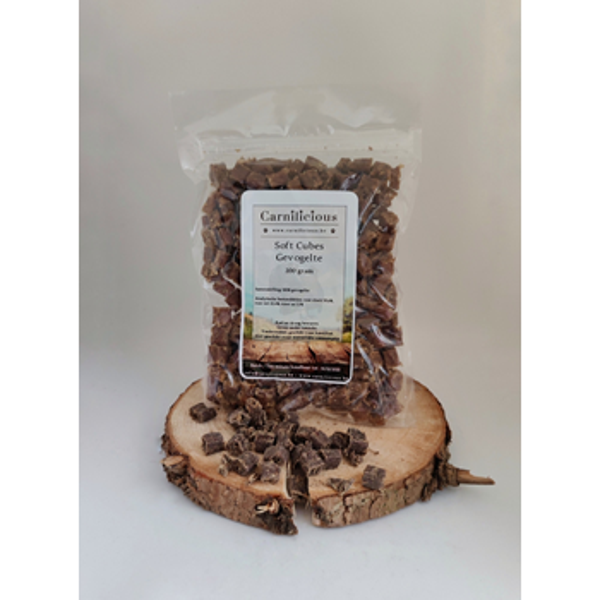 Carnilicious soft cubes Gevogelte 200gr