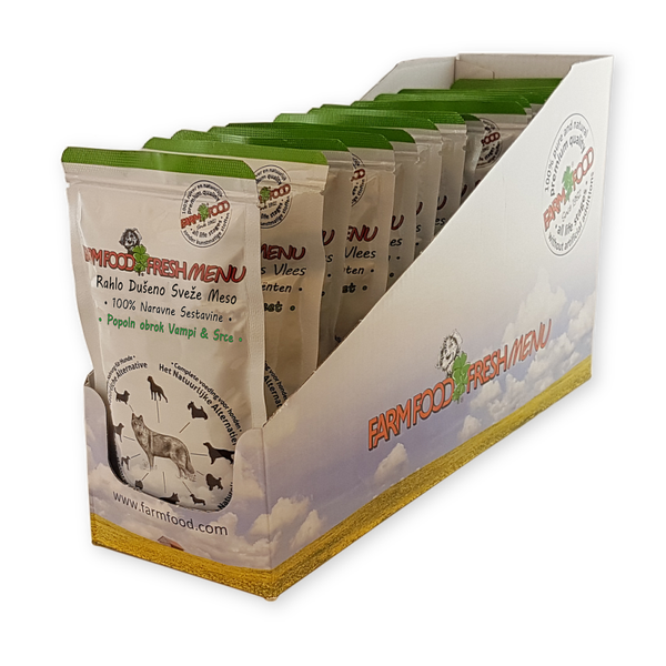 Farm Food Fresh Menu Tripe & Heart Complete 16 x 125gr